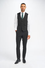 Load image into Gallery viewer, Cavani Malibu Waistcoat Black