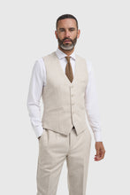 Load image into Gallery viewer, Cavani Malibu Waistcoat Beige