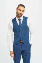 Load image into Gallery viewer, Cavani Miami Waistcoat Blue