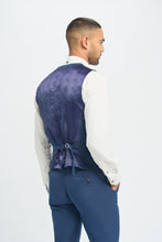 Load image into Gallery viewer, Cavani Miami Waistcoat Blue