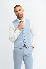 Load image into Gallery viewer, Cavani Miami Waistcoat Sky Blue