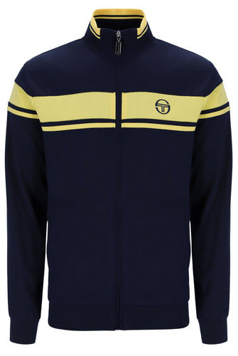 Sergio Tacchini Damarindo Track Top Navy Lemon