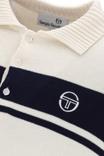 Load image into Gallery viewer, Sergio Tacchini Damarindo Long Sleeve Knit Polo Gardenia