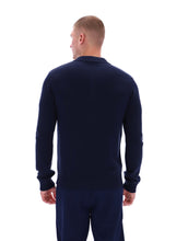 Load image into Gallery viewer, Sergio Tacchini Damarindo Long Sleeve Knit Polo Navy