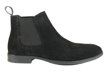 Load image into Gallery viewer, Front Douglas Suede Chelsea Boots Black