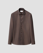 Load image into Gallery viewer, Eton Herringbone Signature Twill Shirt Brown