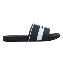 Load image into Gallery viewer, Sergio Tacchini Caspio Pool Sliders Black