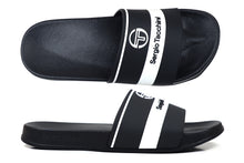 Load image into Gallery viewer, Sergio Tacchini Caspio Pool Sliders Black