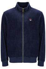 Load image into Gallery viewer, Fila Marc Velour Jacket Navy