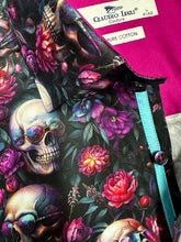 Load image into Gallery viewer, Claudio Lugli Sunglasses Skull Print Shirt Purple