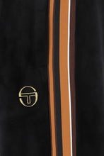 Load image into Gallery viewer, Sergio Tacchini Gabiano Velour Track Pant Black