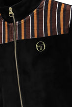 Load image into Gallery viewer, Sergio Tacchini Gabiano Velour Track Top Black