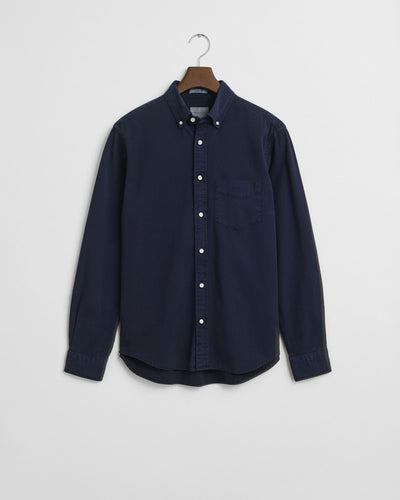 Gant Regular Fit Twill Shirt Evening Blue