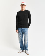 Load image into Gallery viewer, Gant Shield Long Sleeve T-Shirt Black