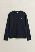 Load image into Gallery viewer, Gant Shield Long Sleeve T-Shirt Black