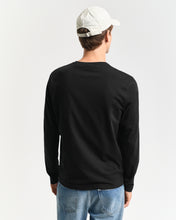 Load image into Gallery viewer, Gant Shield Long Sleeve T-Shirt Black