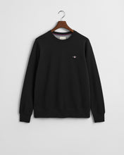 Load image into Gallery viewer, Gant Shield Crew Neck Sweatshirt Black