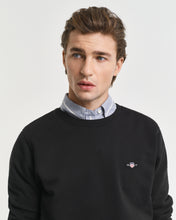 Load image into Gallery viewer, Gant Shield Crew Neck Sweatshirt Black