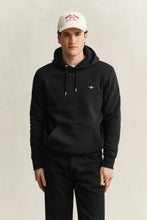 Load image into Gallery viewer, Gant Regular Shield Hoodie Black