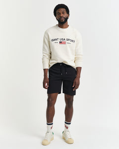 Gant Shield Sweat Shorts Black