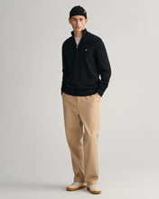Load image into Gallery viewer, Gant Cotton Knit Half Zip Sweater Black