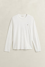 Load image into Gallery viewer, Gant Shield Long Sleeve T-Shirt Eggshell
