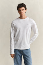 Load image into Gallery viewer, Gant Shield Long Sleeve T-Shirt Eggshell