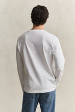 Load image into Gallery viewer, Gant Shield Long Sleeve T-Shirt Eggshell