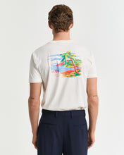 Load image into Gallery viewer, Gant Placed Graphic T-Shirt Cream
