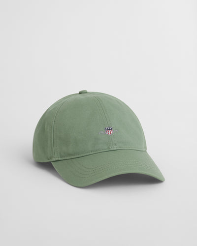 Gant Shield Cotton Twill Cap Kalamata Green