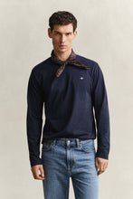 Load image into Gallery viewer, Gant Shield Long Sleeve T-Shirt Evening Blue