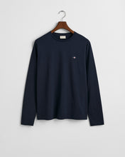 Load image into Gallery viewer, Gant Shield Long Sleeve T-Shirt Evening Blue