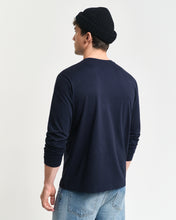 Load image into Gallery viewer, Gant Shield Long Sleeve T-Shirt Evening Blue