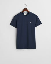 Load image into Gallery viewer, Gant Slim Fit Pique T-Shirt Navy