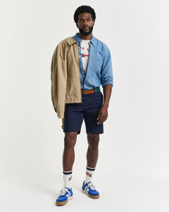 Gant Slim Sport Shorts Navy