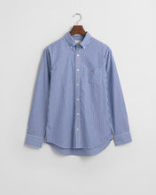 Load image into Gallery viewer, Gant Regular Classic Striped Poplin Shirt Blue