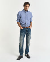Load image into Gallery viewer, Gant Regular Classic Striped Poplin Shirt Blue
