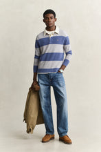 Load image into Gallery viewer, Gant Barstriped Lambswool Rugger Grey Melange