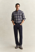 Load image into Gallery viewer, Gant Regular Poplin Check Shirt Mist Taupe