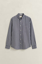 Load image into Gallery viewer, Gant Regular Poplin Stripe Shirt Classic Blue