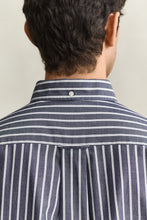 Load image into Gallery viewer, Gant Regular Poplin Stripe Shirt Classic Blue