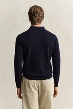 Load image into Gallery viewer, Gant Superfine Lambswool Knit Polo Marine
