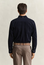 Load image into Gallery viewer, Gant Regular Corduroy Shirt Evening Blue