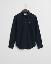 Load image into Gallery viewer, Gant Regular Corduroy Shirt Evening Blue