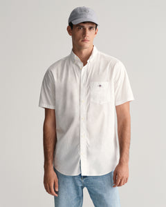 Gant Regular Shield Short Sleeve Shirt White