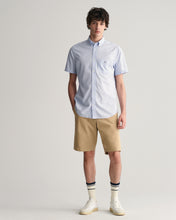 Load image into Gallery viewer, Gant Regular Shield Short Sleeve Shirt Light Blue
