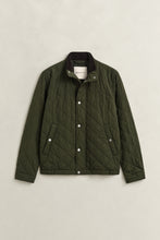 Load image into Gallery viewer, Gant Quilted Jacket Dark Moss Green