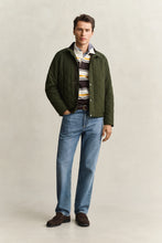 Load image into Gallery viewer, Gant Quilted Jacket Dark Moss Green
