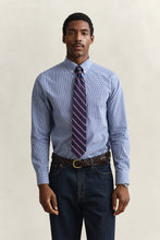 Load image into Gallery viewer, Gant Classic Poplin Gingham Shirt College Blue