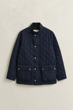 Load image into Gallery viewer, Gant Quilted Mid Jacket Navy